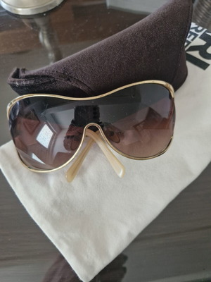 Givenchy sunglasses used, gold color