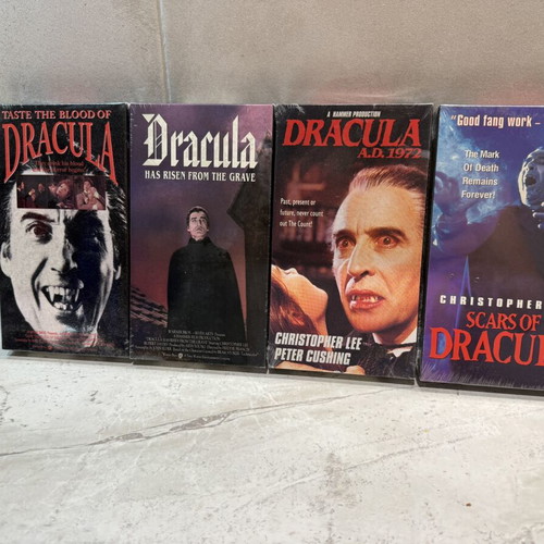 Christopher Lee Dracula Collection VHS new, English without subtitles
