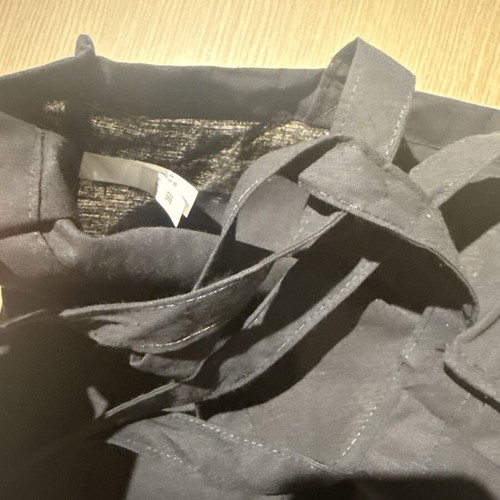 Tote bag Lor μαύρη και χρυσή καινούργια