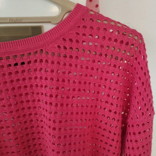 Coral pullover used S.Oliver, 3/4 sleeve, size XL