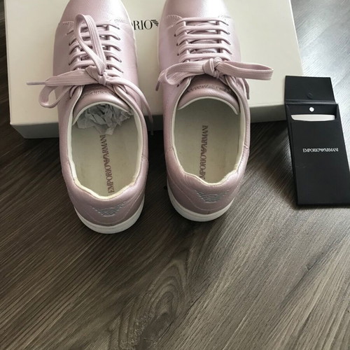 Emporio Armani sneakers size 37 like new, light pink leather