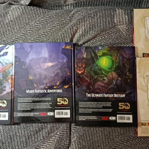 Dungeons & Dragons 5th Edition 2024 Complete Core Books and Accessories Set