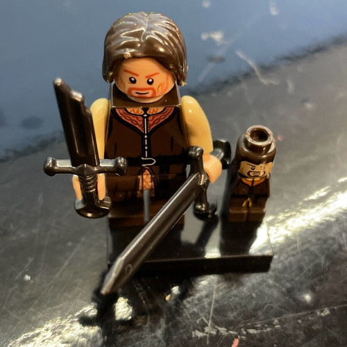 Aragorn Blade of Narsil figure brick Lord of the Rings like new
