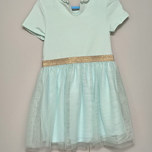 Cool Club girls' dress size 104, like new, tulle and daisies