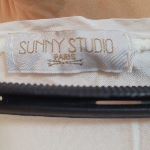 White blouse with subtle sequins, Sunny Studio Paris, medium