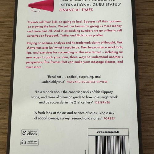 Book To Sell Is Human used, Daniel H. Pink