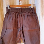 Brown vintage bermuda shorts like new, size M