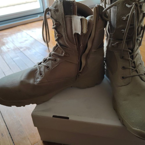 Delta Combat Boots size 47 used, beige