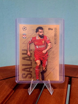 Salah 2025 Gold Edge Edition card mint condition