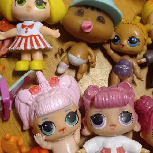Doll toys used, pack