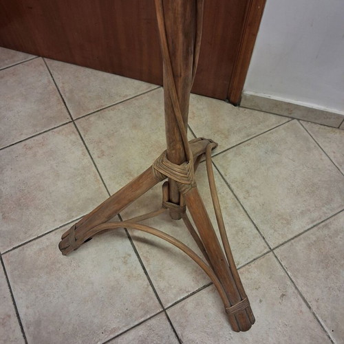 Wooden coat rack used