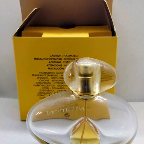 Intuition Estée Lauder collectible empty perfume bottle 2000, used