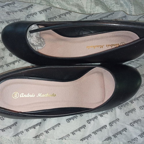 Andres Machado ballerinas new, size 43, black, with heel