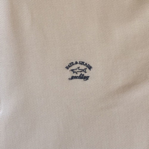 Paul & Shark Yachting vintage 90s polo shirt pink teal size M like new
