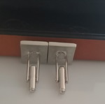 Simon Carter cufflinks like new, silver