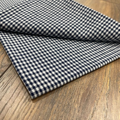 Checked fabric 0.50 x 1.50 like new, black and white