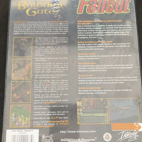Baldur’s Gate And Fallout Collection Big Box new for PC