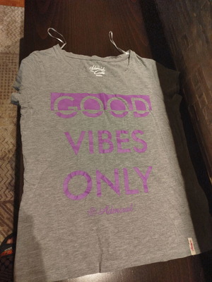 Admiral women's t-shirt like new, grey and purple