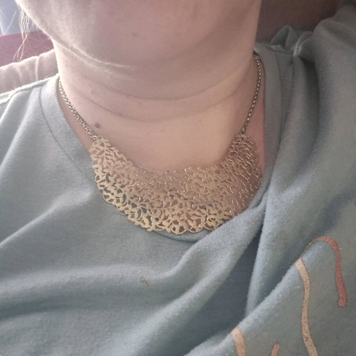 Faux Bizoux BSB necklace used, gold-colored