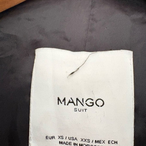 Mango women's coat XS black like new