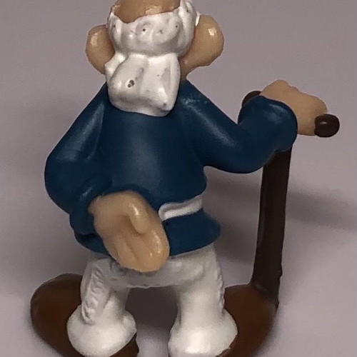 Asterix & Obelix Mathusalix figure used, Plastoy 1999, 2.5 cm