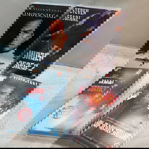 Steven Seagal συλλογή 4 βιντεοκασέτες μεταχειρισμένες, αγγλικές χωρίς υπότιτλους