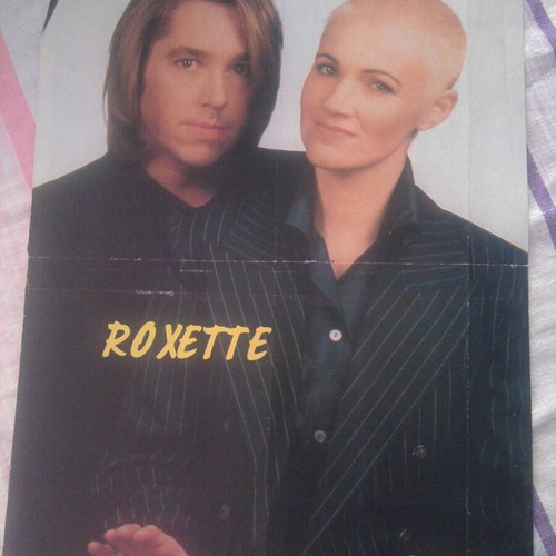 Roxette & Zig Zag poster used, size 29x23, Katerina magazine