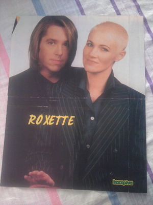 Roxette & Zig Zag poster used, size 29x23, Katerina magazine