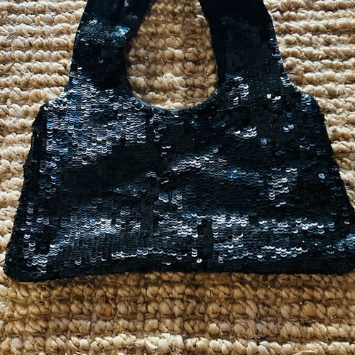 Sequin Accessorize party bag like new, black handheld