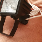 Halogen Floodlight 500W IP54 with Cable and Plug