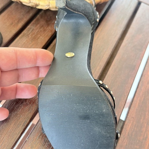 Ideal Shoes high-heeled sandals size 37 like new, black