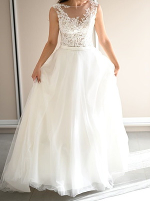 Ρομαντικό νυφικό Cosmobella Style 8114 σαν καινούργιο