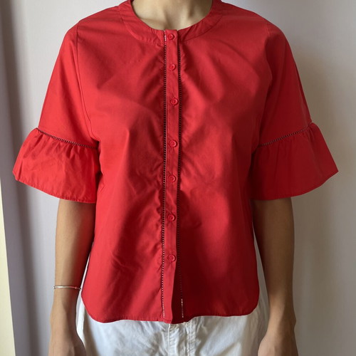 Koton summer blouse 100% cotton new, red, size S