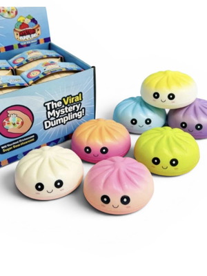 Taba World Mystery Bao Bun Rainbow Dumplings squishy new, 8 cm