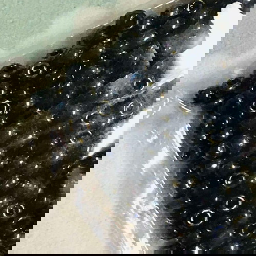 Γυάλινες χάντρες LUMINGZANG No 38 καινούργιο, 1000 τεμ., 1 mm