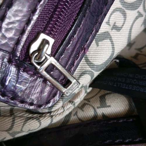 Guess shoulder bag used, purple, crossbody