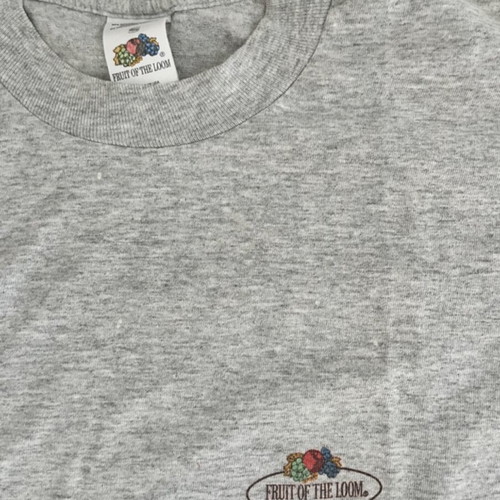 Fruit of the Loom grey T-shirt unisex like new, size S