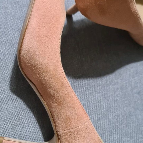 Zara suede pumps like new, narrow fit, size 39, pink