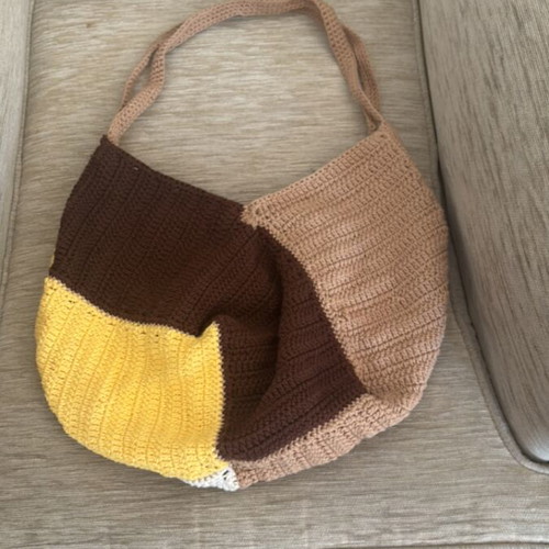 Handmade shoulder bag new with clasp