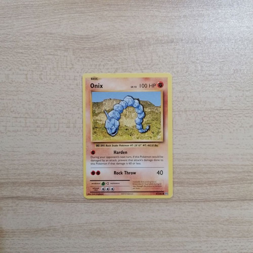 Pokémon Onix Evolutions 2016 card new