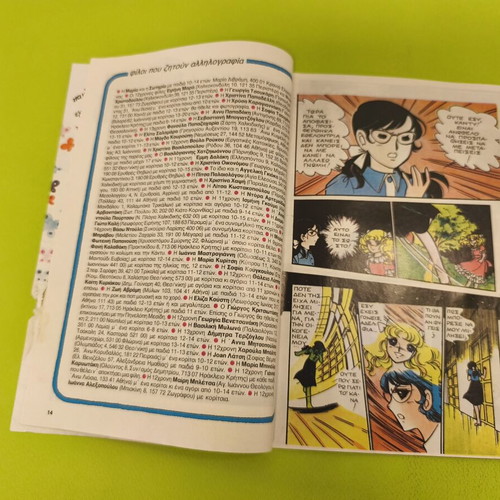 Candy Candy 47 comic book used, Greek language