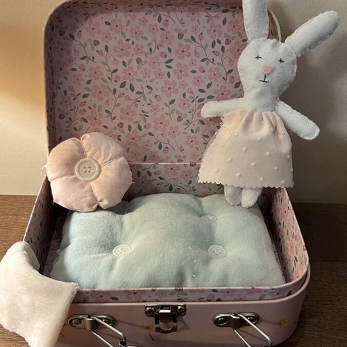 Handmade Bunny Toy Set with Little Dutch Box