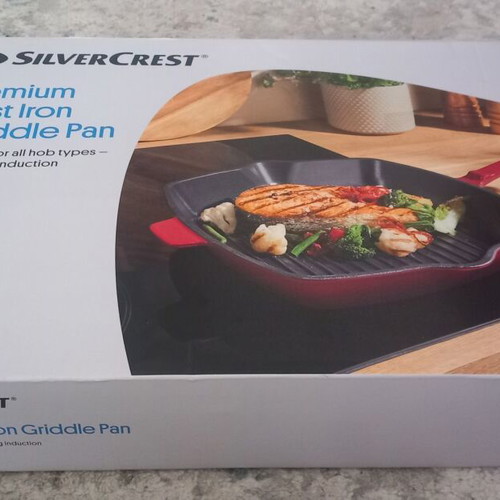 Cast iron grill pan new