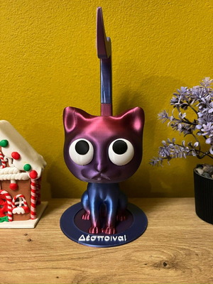 Cat Headphone Stand new with name customization