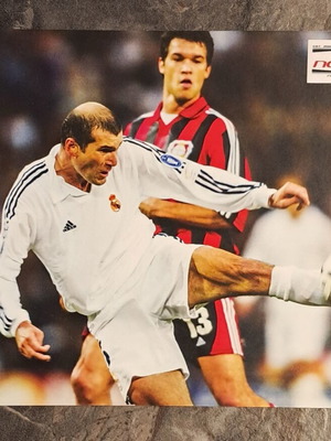 Jersey nostalgia cart postale new Zidane, Ballack