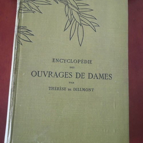 Encyclopedie des Ouvrages de Dames book used, French embroidery manual