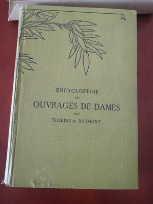Encyclopedie des Ouvrages de Dames book used, French embroidery manual