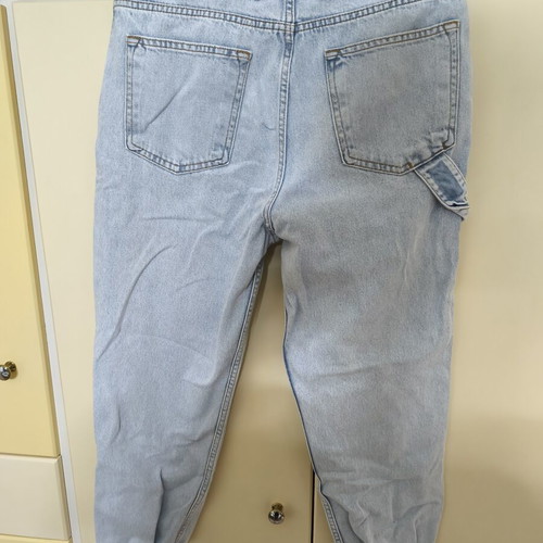 Lightwash denim jogger pants used, size L