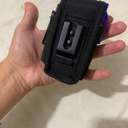 Multitool with pouch used