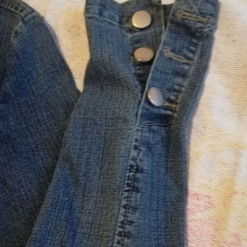 Blue denim jacket like new, size M